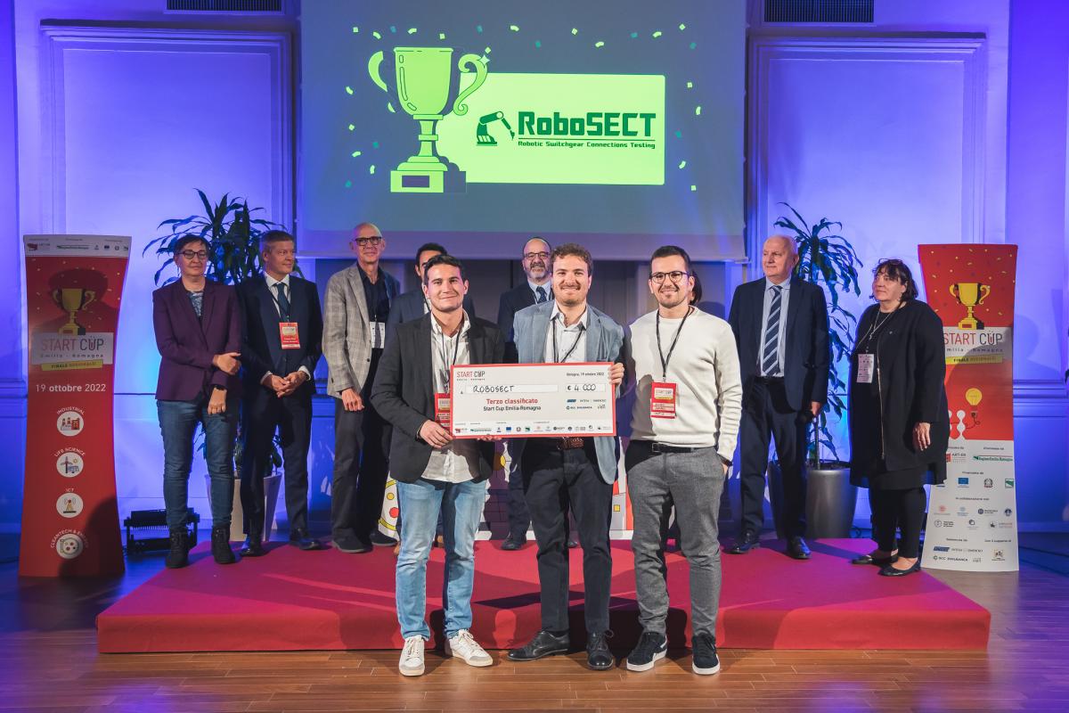 RoboSECT wins third prize at StartCup Emilia Romagna!