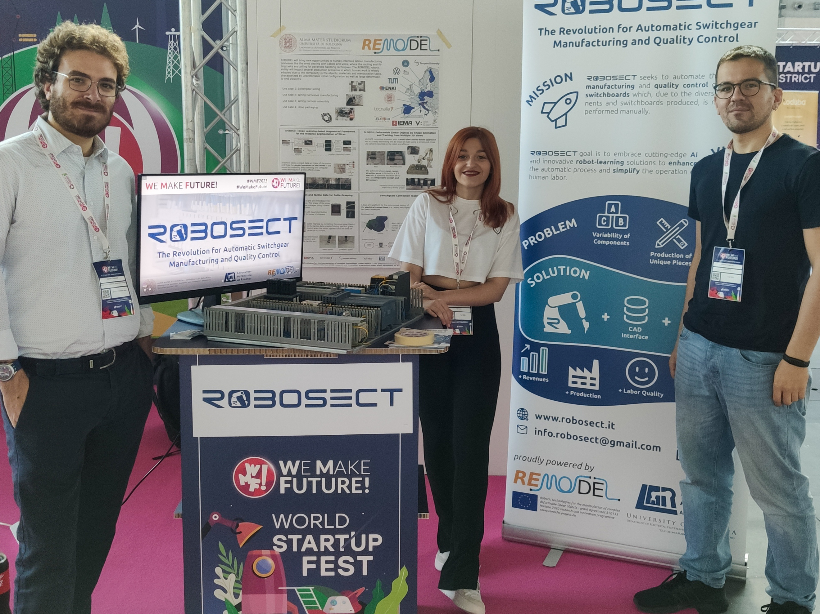 ROBOSECT at WeMakeFuture 2023 Innovation Event (Rimini, Italy)